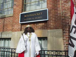 King Jace at the Woonsocket Historical Society
